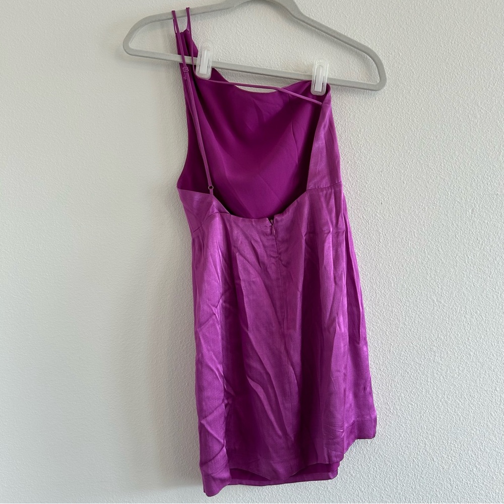 h:ours Rylan Mini Dress Hot Fuchsia - Picture 6 of 8
